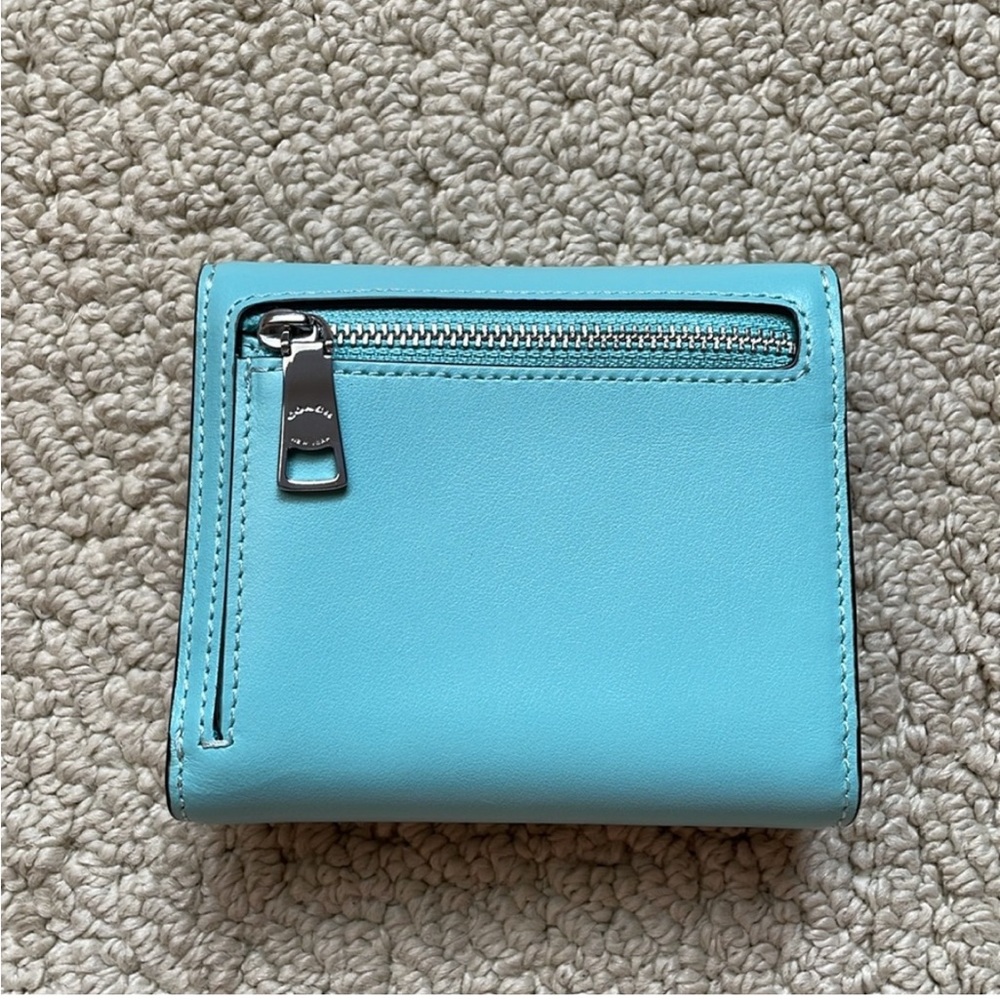 Coach Blue Leather Wallet - Picture 3 of 16
